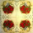 204 Weihnachten Blumen - 3-lagig - Ambiente